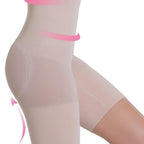Stella's Corset beige high-waisted compression shorts for seamless body shaping and firm support