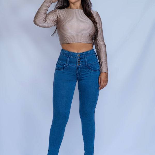 Butt Lifter Jean High Waist Flare - REF: 133