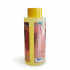Stella's Corset Orange & Calendula Restorative Massage Oil bottle with yellow cap. Hydrating, nourishing, and stretch mark prevention formula.