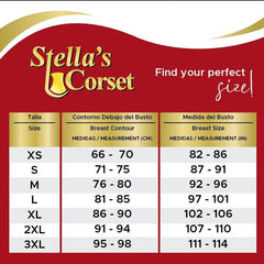 Stella's Corset Bra Chart