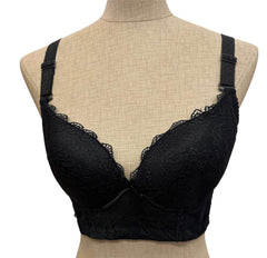 Push Up Bra Black- Stella's Corset